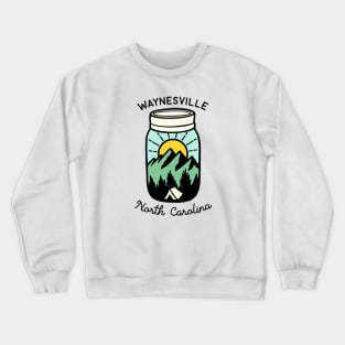 Waynesville North Carolina Tourist Souvenir Crewneck Sweatshirt